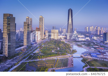Songdo Central Park in Songdo District, Incheon Songdo Central Park in Songdo District, Incheon 64076725