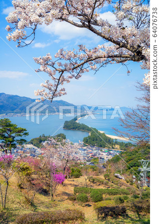 Amanohashidate in three scenic spots in Japan Tango Peninsula Amanohashidate in full bloom Amanohashidate in three scenic spots in Japan Tango Peninsula Amanohashidate in full bloom 64076738