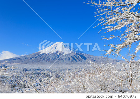 Fuji_Scenic winter view of Mt.Fuji Fuji_Scenic winter view of Mt.Fuji 64076972