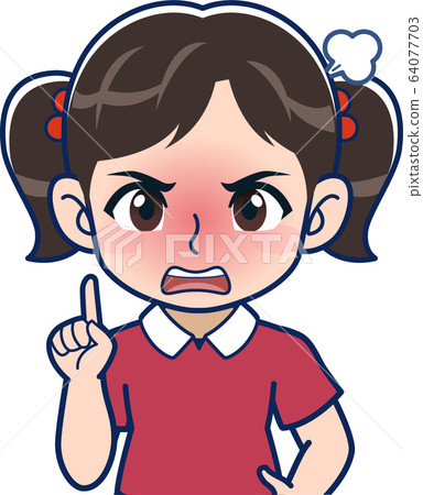 Twin tail girl 64077703