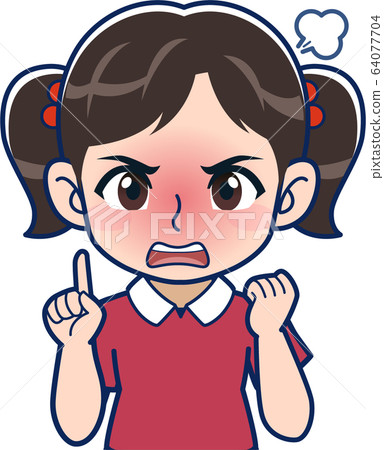 Twin tail girl Twin tail girl 64077704
