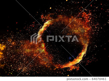 Burning round rope Burning round rope 64078461