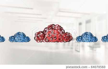 Mechanisms as symbol of wireless connection and interaction pres Mechanisms as symbol of wireless connection and interaction pres 64078560