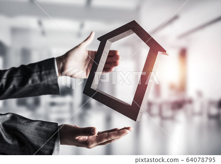 Real estate rent and purchasing concepts. Real estate rent and purchasing concepts. 64078795