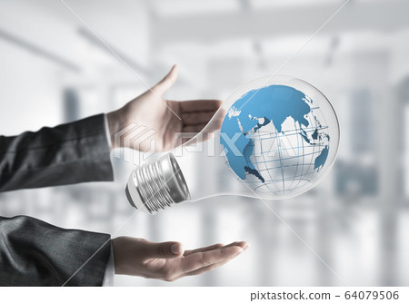 Innovations for the world protection concept. 64079506