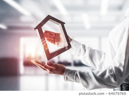Real estate rent and purchasing concepts. Real estate rent and purchasing concepts. 64079769
