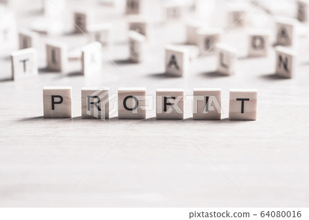 business conceptual word of wooden elements with letters business conceptual word of wooden elements with letters 64080016