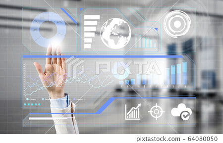 Concept of using modern technologies for business globalization and networking 64080050