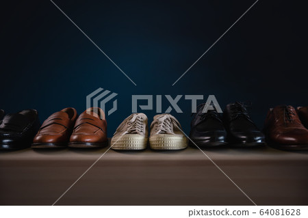 Men Footwear Fashion. Variety of Male Shoes Men Footwear Fashion. Variety of Male Shoes 64081628