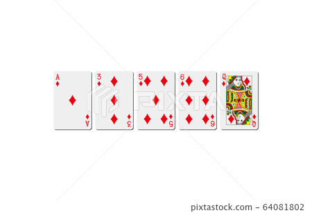 Playing card flash Playing card flash 64081802