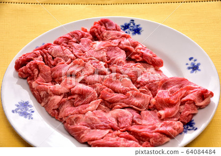 日本牛肉切斷圖像 日本牛肉切斷圖像 64084484