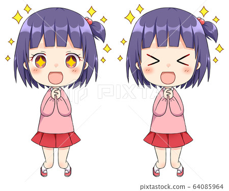 兒童女孩小學情感全身 64085964