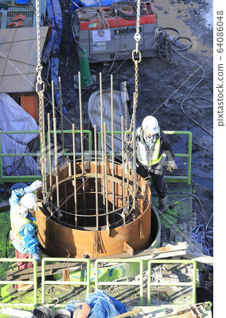 工地、基礎工程、導管及鋼筋連接工程 工地、基礎工程、導管及鋼筋連接工程 64086048