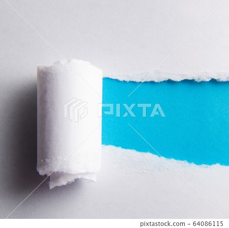 Torn paper with blank space for your message Torn paper with blank space for your message 64086115
