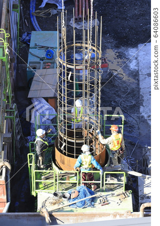 工地、基礎工程、導管及鋼筋連接工程 工地、基礎工程、導管及鋼筋連接工程 64086603