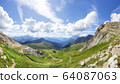 Traveling to beautiful Alps in summer. Cinque Torri 64087063