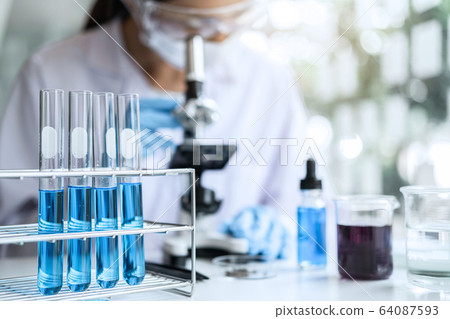 Biochemistry laboratory research, Chemist is 64087593