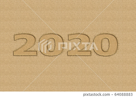 New Year concept 2020 64088883