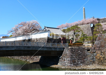 ■甲府城堡■舞鶴城公園■陽光■山梨縣■盛開櫻花 ■甲府城堡■舞鶴城公園■陽光■山梨縣■盛開櫻花 64090284