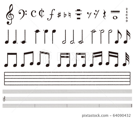 Various note icons - Stock Illustration [64090432] - PIXTA