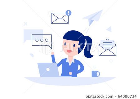 Email and messaging. 64090734