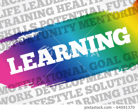Learning word cloud concept - Stock Illustration [64091370] - PIXTA