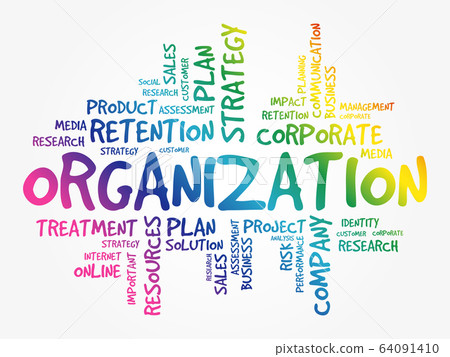 Organization word cloud concept - Stock Illustration [64091410] - PIXTA