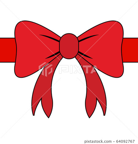 Red bow for celebration christmas and birthday, Red bow for celebration christmas and birthday, 64092767