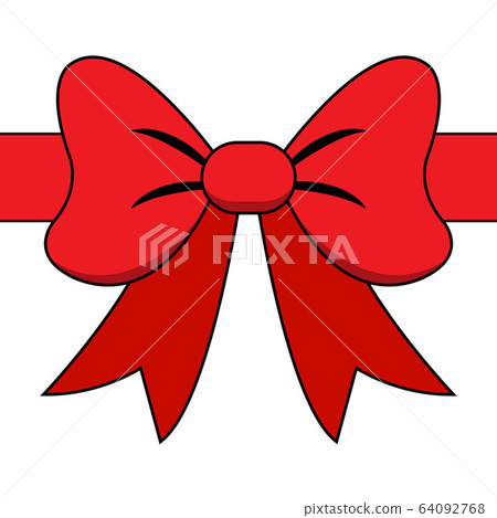 Red bow for celebration christmas and birthday, Red bow for celebration christmas and birthday, 64092768