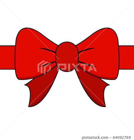 Red bow for celebration christmas and birthday, Red bow for celebration christmas and birthday, 64092769