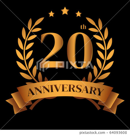 20th golden anniversary logo 20th golden anniversary logo 64093608