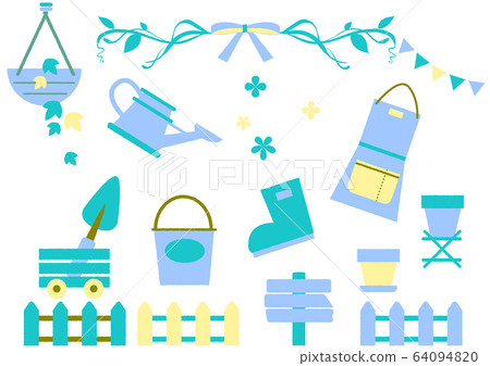 Gardening Blue & White 64094820