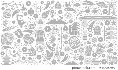 Vector illustration color background Welcome to Japan 64096269