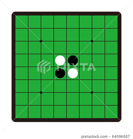 奧賽羅遊戲板矢量圖 64096887