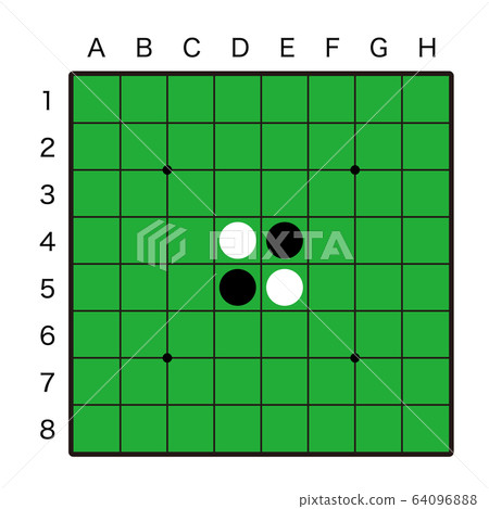 奧賽羅遊戲板(編號) 奧賽羅遊戲板(編號) 64096888