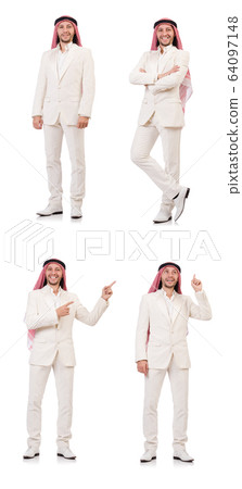 Arab man in diversity concept Arab man in diversity concept 64097148