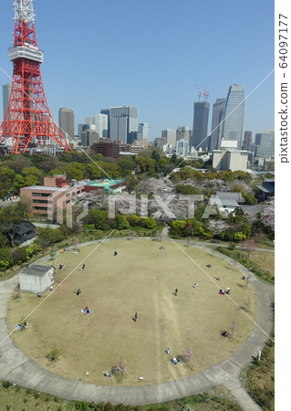 Shiba Park distant view Shiba Park distant view 64097177