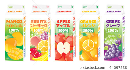1L pack of various fruit juices 1L pack of various fruit juices 64097288