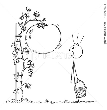 Vector Cartoon Illustration of Man or Farmer... - Stock Illustration  [64097821] - PIXTA