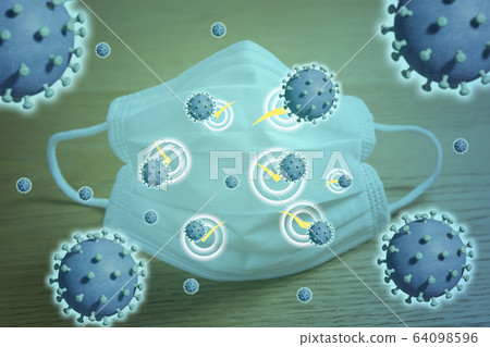 Virus repellent mask Virus repellent mask 64098596