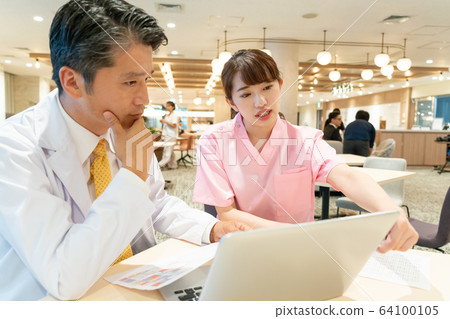 醫院醫生護士醫療業務形象 64100105