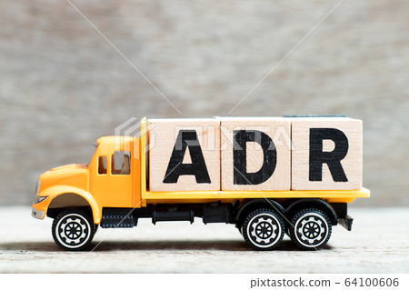 Truck hold letter block in word ADR Truck hold letter block in word ADR 64100606