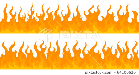 Fire flame frame borders Fire flame frame borders 64100620