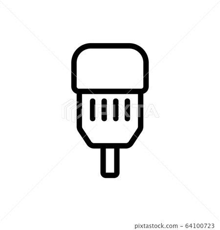 electric motor the modern icon vector outline illustration electric motor the modern icon vector outline illustration 64100723