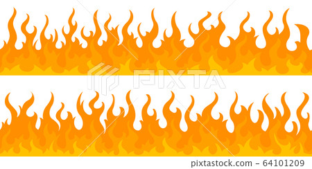 Fire flame frame borders Fire flame frame borders 64101209