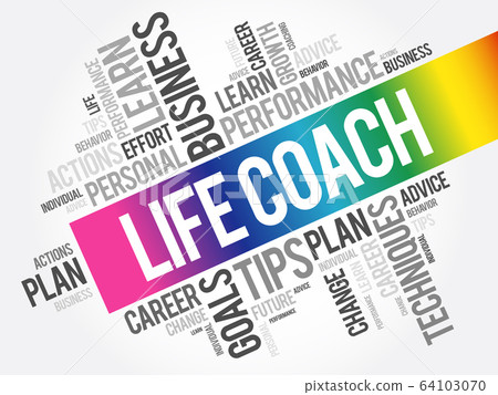 Life Coach word cloud collage Life Coach word cloud collage 64103070