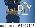 Toolbelt with Tools package 64103443