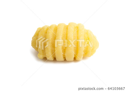 potato gnocchi isolated 64103667