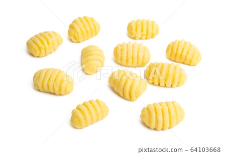potato gnocchi isolated potato gnocchi isolated 64103668