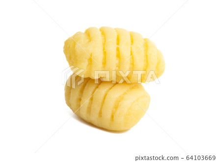 potato gnocchi isolated 64103669